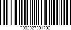 Código de barras (EAN, GTIN, SKU, ISBN): '7892027001732'