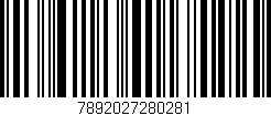 Código de barras (EAN, GTIN, SKU, ISBN): '7892027280281'