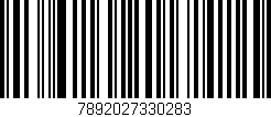 Código de barras (EAN, GTIN, SKU, ISBN): '7892027330283'