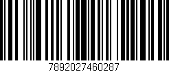 Código de barras (EAN, GTIN, SKU, ISBN): '7892027460287'