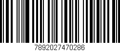 Código de barras (EAN, GTIN, SKU, ISBN): '7892027470286'