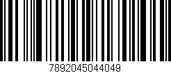 Código de barras (EAN, GTIN, SKU, ISBN): '7892045044049'