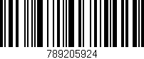 Código de barras (EAN, GTIN, SKU, ISBN): '789205924'