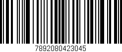 Código de barras (EAN, GTIN, SKU, ISBN): '7892080423045'