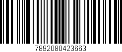 Código de barras (EAN, GTIN, SKU, ISBN): '7892080423663'