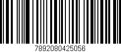 Código de barras (EAN, GTIN, SKU, ISBN): '7892080425056'