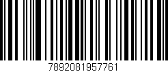 Código de barras (EAN, GTIN, SKU, ISBN): '7892081957761'