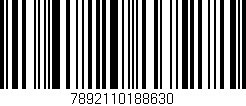 Código de barras (EAN, GTIN, SKU, ISBN): '7892110188630'