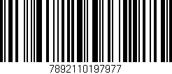 Código de barras (EAN, GTIN, SKU, ISBN): '7892110197977'