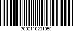Código de barras (EAN, GTIN, SKU, ISBN): '7892110201858'