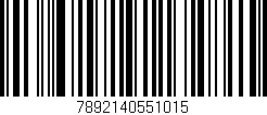Código de barras (EAN, GTIN, SKU, ISBN): '7892140551015'