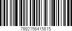 Código de barras (EAN, GTIN, SKU, ISBN): '7892156415615'