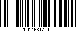 Código de barras (EAN, GTIN, SKU, ISBN): '7892156478894'