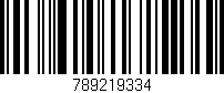 Código de barras (EAN, GTIN, SKU, ISBN): '789219334'