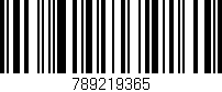 Código de barras (EAN, GTIN, SKU, ISBN): '789219365'
