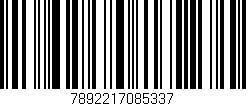 Código de barras (EAN, GTIN, SKU, ISBN): '7892217085337'