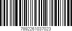 Código de barras (EAN, GTIN, SKU, ISBN): '7892261037023'