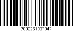 Código de barras (EAN, GTIN, SKU, ISBN): '7892261037047'