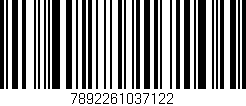Código de barras (EAN, GTIN, SKU, ISBN): '7892261037122'