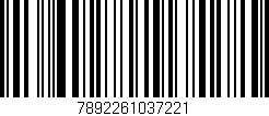 Código de barras (EAN, GTIN, SKU, ISBN): '7892261037221'