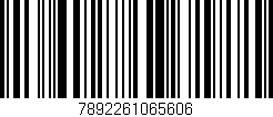 Código de barras (EAN, GTIN, SKU, ISBN): '7892261065606'