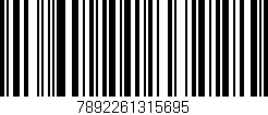 Código de barras (EAN, GTIN, SKU, ISBN): '7892261315695'