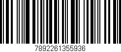 Código de barras (EAN, GTIN, SKU, ISBN): '7892261355936'