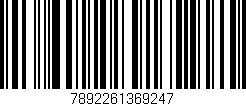Código de barras (EAN, GTIN, SKU, ISBN): '7892261369247'
