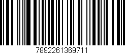 Código de barras (EAN, GTIN, SKU, ISBN): '7892261369711'