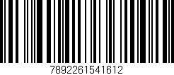 Código de barras (EAN, GTIN, SKU, ISBN): '7892261541612'