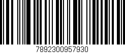 Código de barras (EAN, GTIN, SKU, ISBN): '7892300957930'