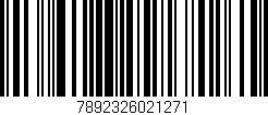 Código de barras (EAN, GTIN, SKU, ISBN): '7892326021271'