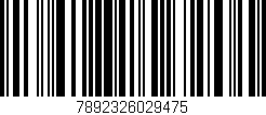 Código de barras (EAN, GTIN, SKU, ISBN): '7892326029475'