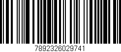 Código de barras (EAN, GTIN, SKU, ISBN): '7892326029741'