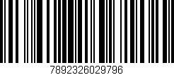 Código de barras (EAN, GTIN, SKU, ISBN): '7892326029796'