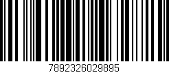 Código de barras (EAN, GTIN, SKU, ISBN): '7892326029895'