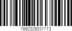 Código de barras (EAN, GTIN, SKU, ISBN): '7892326031713'