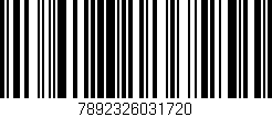 Código de barras (EAN, GTIN, SKU, ISBN): '7892326031720'