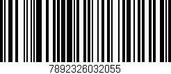 Código de barras (EAN, GTIN, SKU, ISBN): '7892326032055'