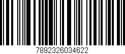 Código de barras (EAN, GTIN, SKU, ISBN): '7892326034622'