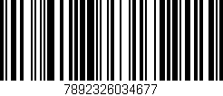 Código de barras (EAN, GTIN, SKU, ISBN): '7892326034677'