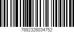 Código de barras (EAN, GTIN, SKU, ISBN): '7892326034752'