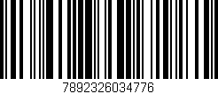 Código de barras (EAN, GTIN, SKU, ISBN): '7892326034776'