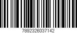 Código de barras (EAN, GTIN, SKU, ISBN): '7892326037142'