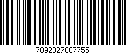 Código de barras (EAN, GTIN, SKU, ISBN): '7892327007755'