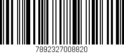 Código de barras (EAN, GTIN, SKU, ISBN): '7892327008820'