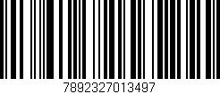 Código de barras (EAN, GTIN, SKU, ISBN): '7892327013497'