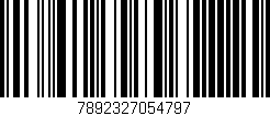 Código de barras (EAN, GTIN, SKU, ISBN): '7892327054797'