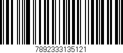 Código de barras (EAN, GTIN, SKU, ISBN): '7892333135121'