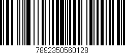 Código de barras (EAN, GTIN, SKU, ISBN): '7892350560128'